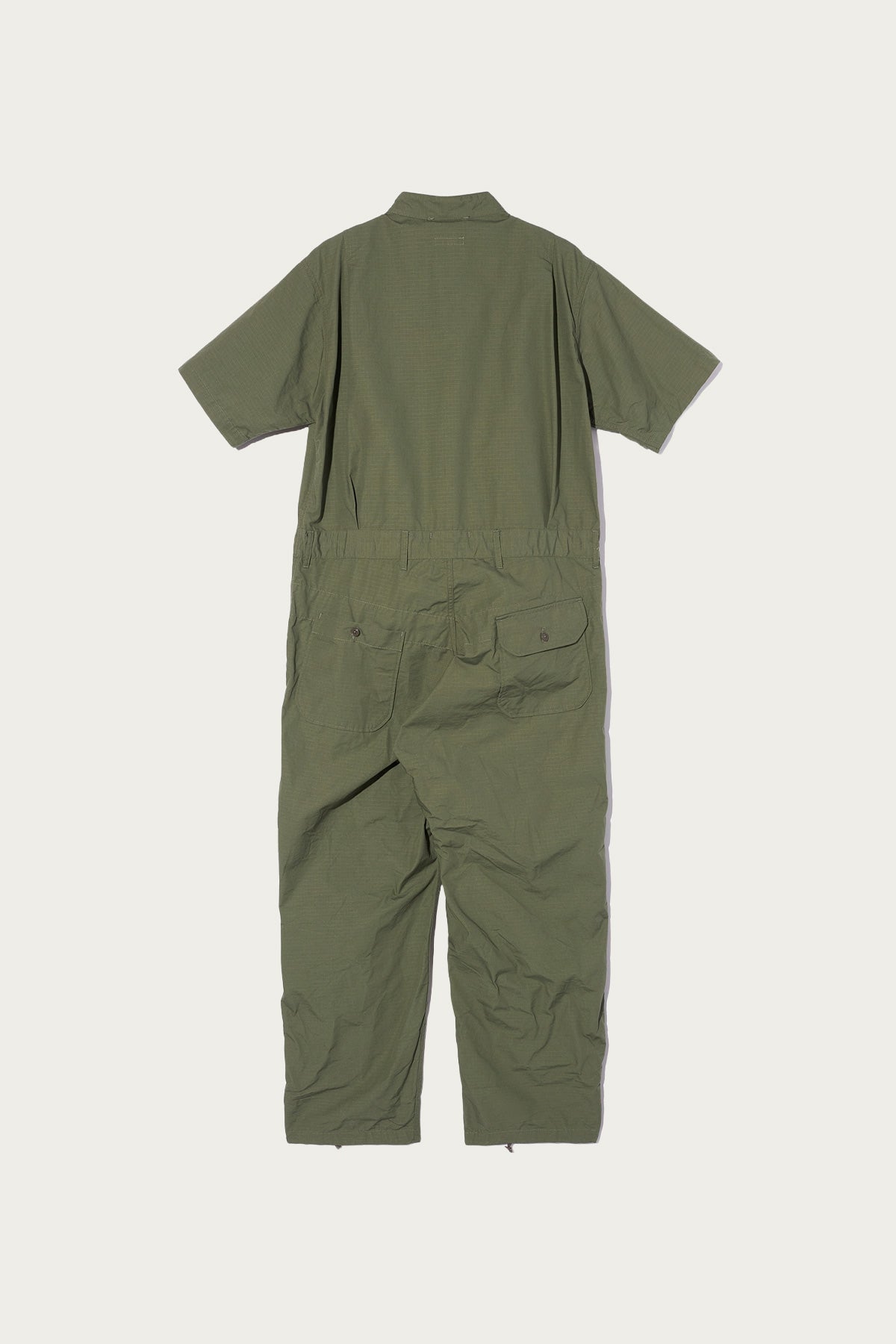 Engineered Garments - Coverall Suit - Olive Cotton Ripstop - Canoe Club