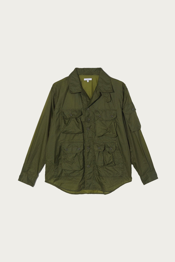 Engineered Garments - Explorer Shirt Jacket - Olive Nylon Micro Ripstop - Canoe Club