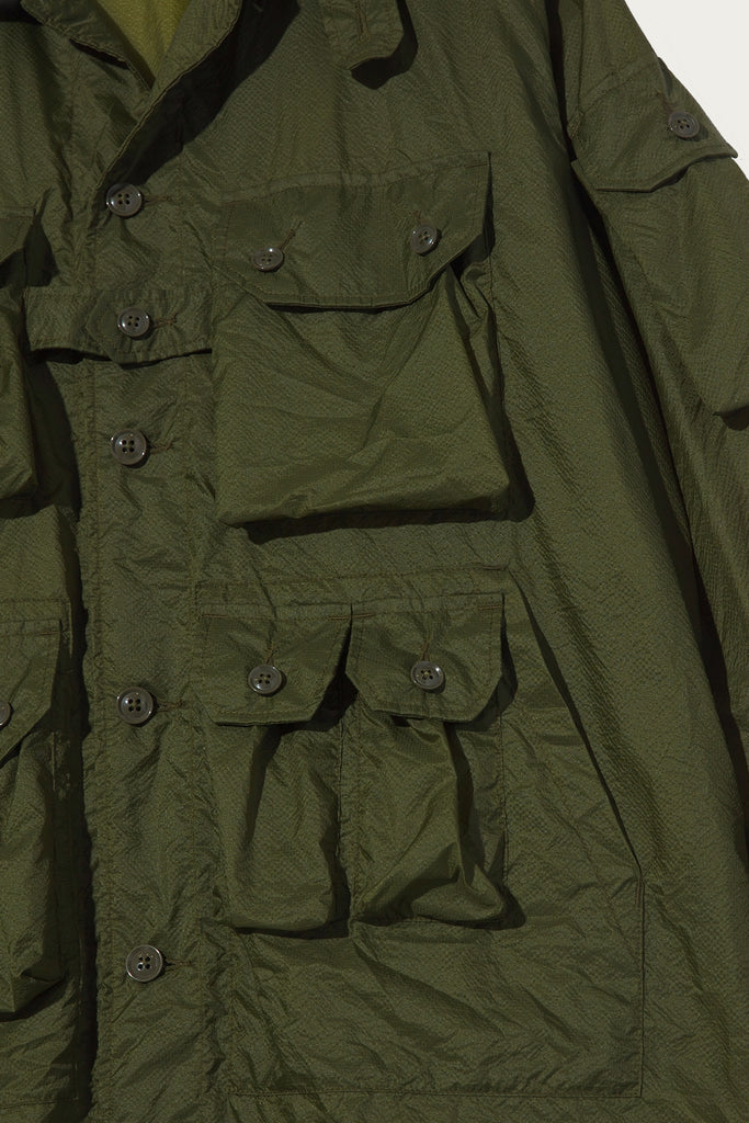 Engineered Garments - Explorer Shirt Jacket - Olive Nylon Micro Ripstop - Canoe Club