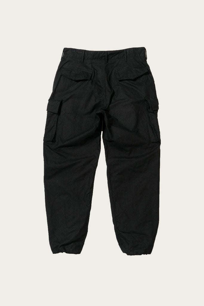 Engineered Garments - FA Pant - Black Cotton Brushed Herringbone - Canoe Club