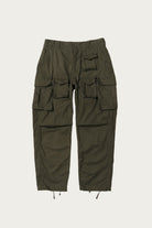 Engineered Garments - FA Pant - Olive Cotton Brushed Herringbone - Canoe Club