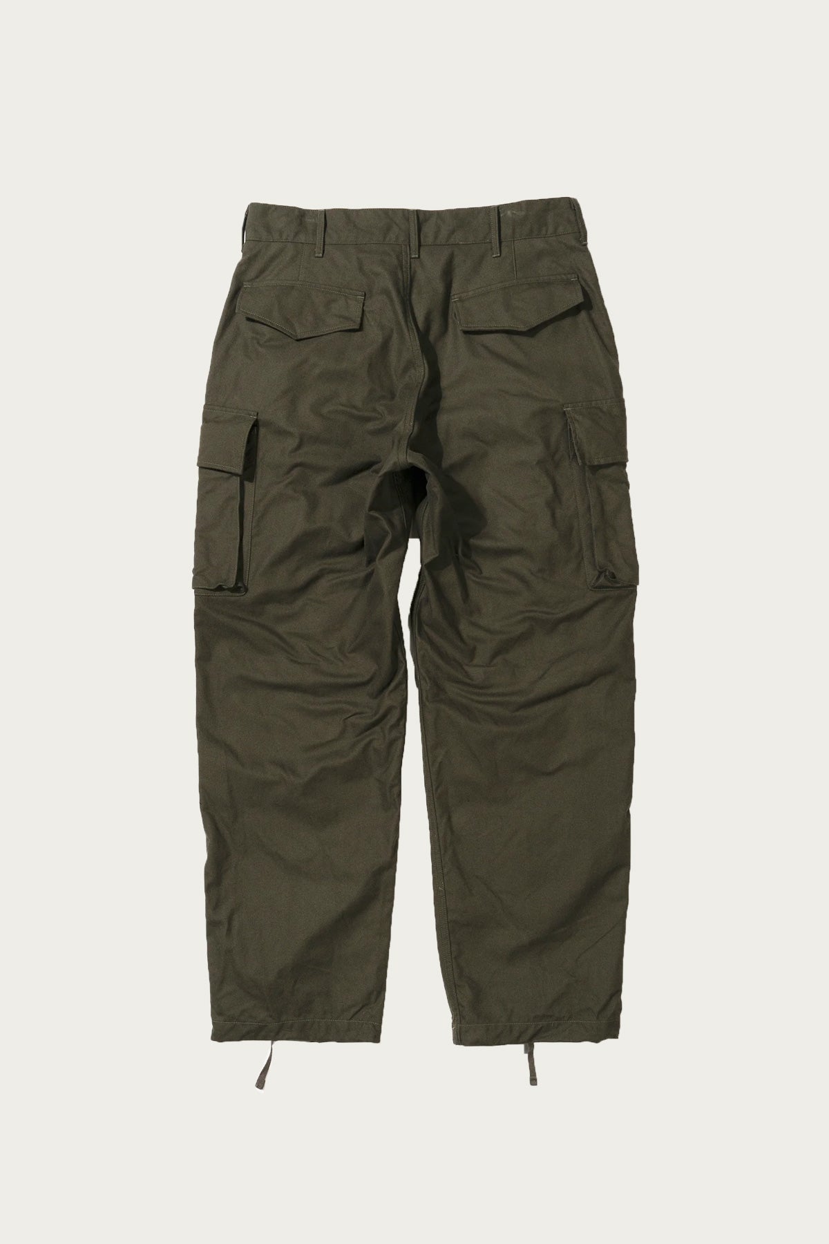 Engineered Garments - FA Pant - Olive Cotton Brushed Herringbone - Canoe Club