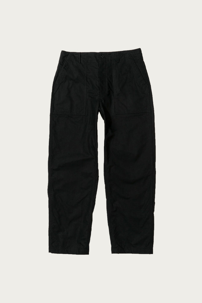 Engineered Garments - Fatigue Pant - Black Cotton Brushed Herringbone - Canoe Club