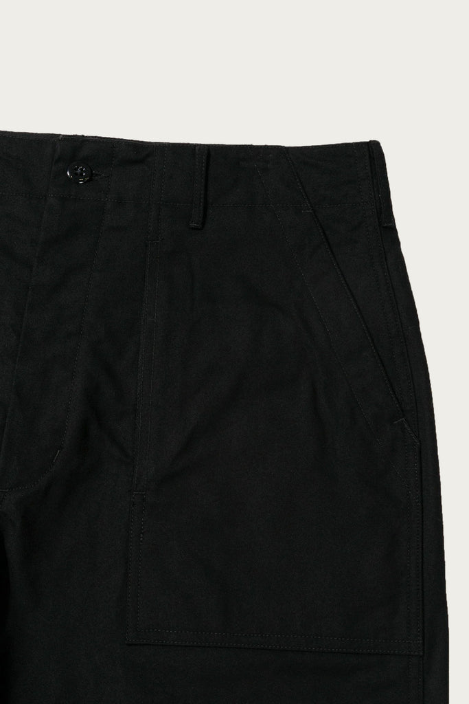 Engineered Garments - Fatigue Pant - Black Cotton Brushed Herringbone - Canoe Club