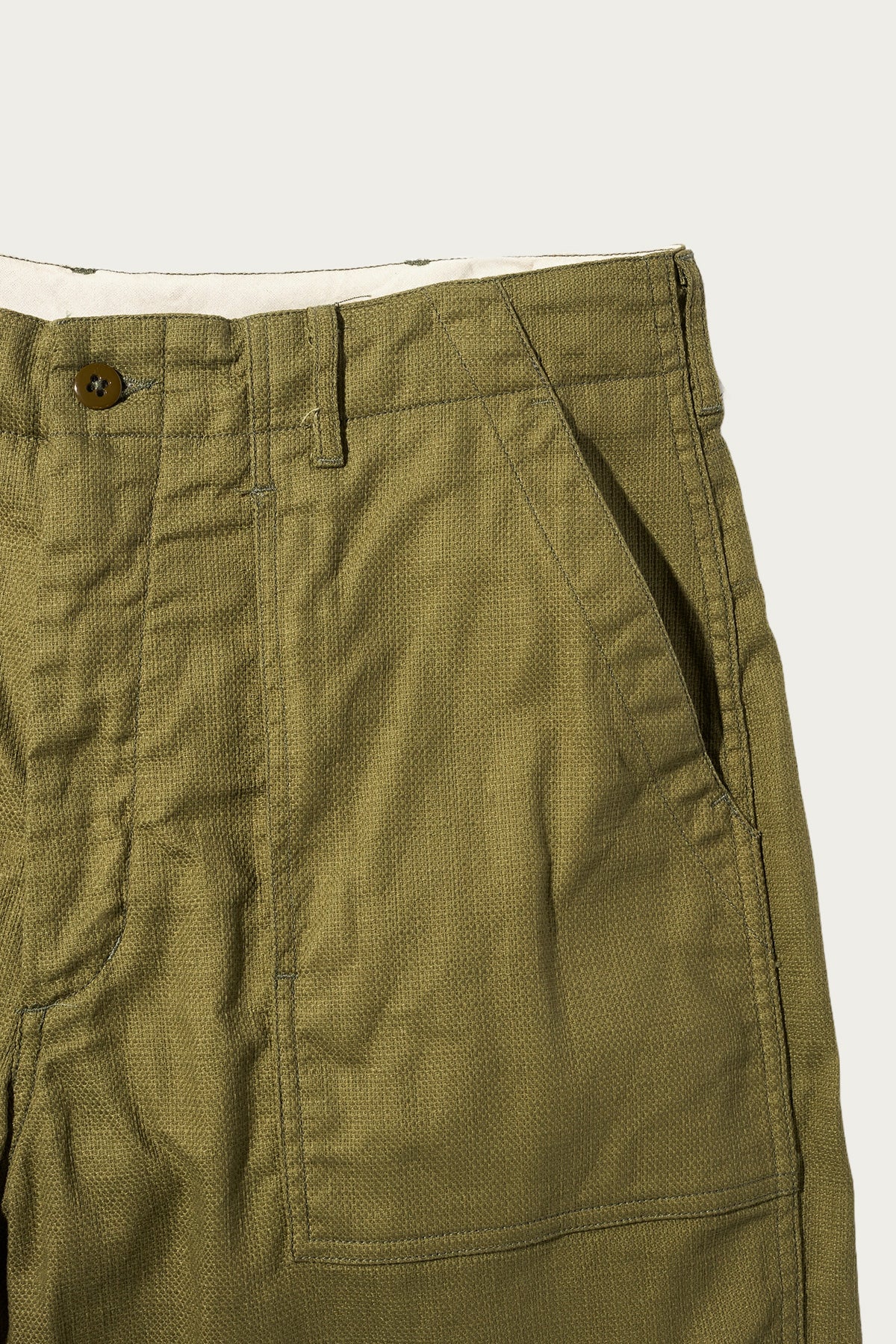 Engineered Garments - Fatigue Pant - Olive CL Java Cloth - Canoe Club