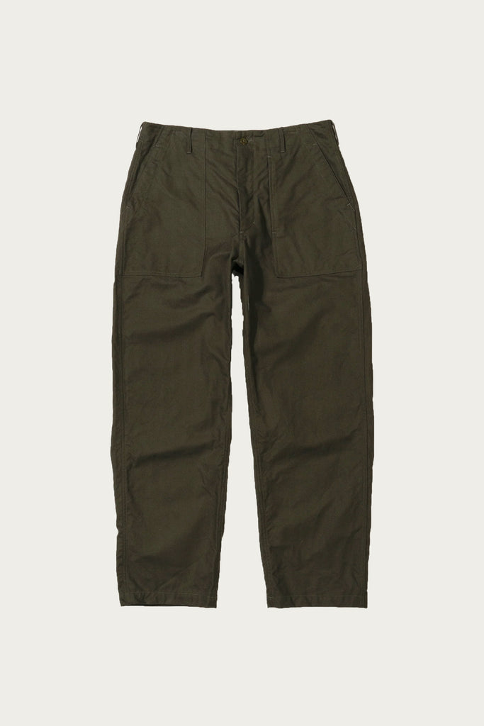 Engineered Garments - Fatigue Pant - Olive Cotton Brushed Herringbone - Canoe Club