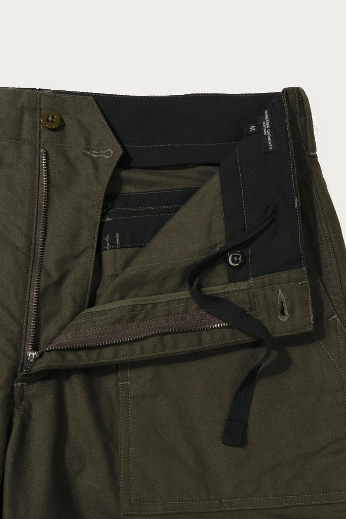 Engineered Garments - Fatigue Pant - Olive Cotton Brushed Herringbone - Canoe Club