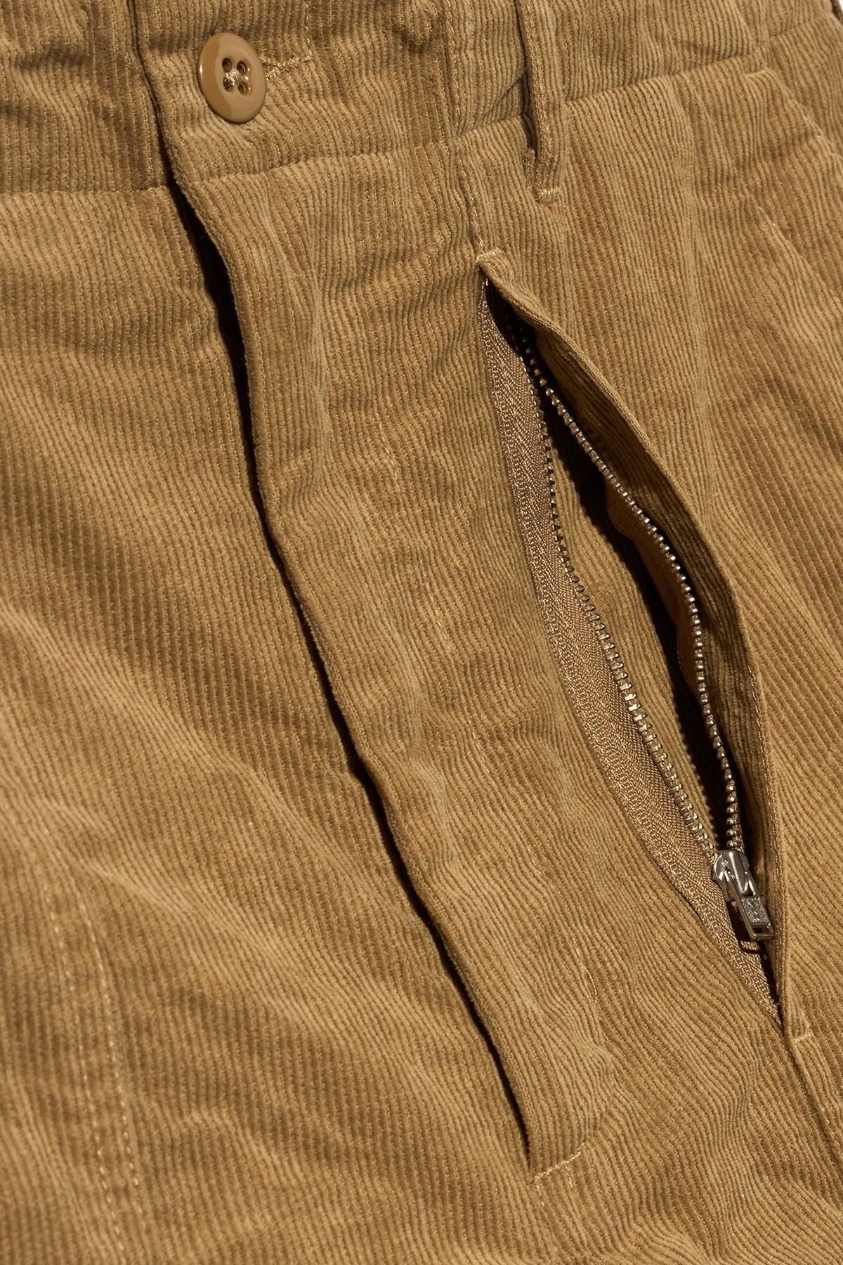 Engineered Garments - Fatigue Short - Khaki 14 Corduroy - Canoe Club