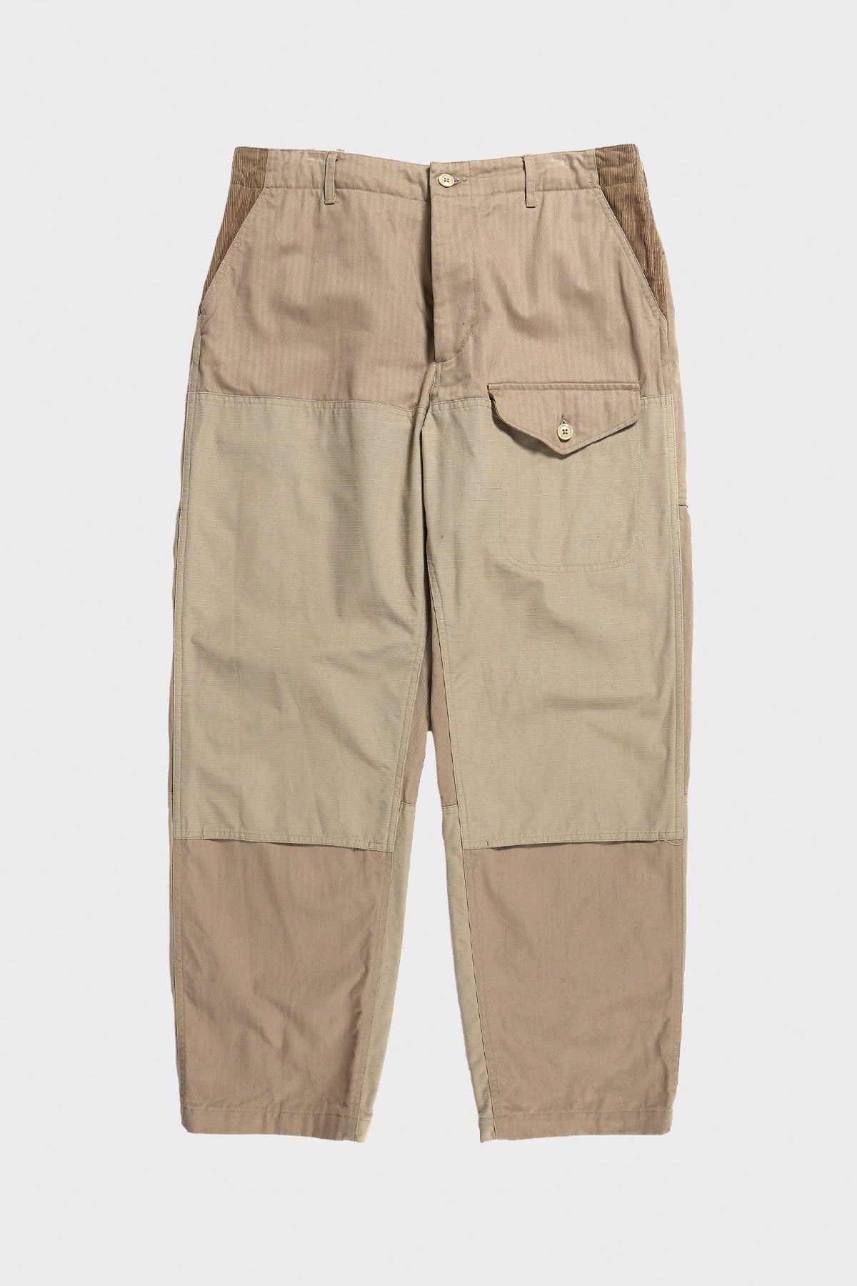Engineered Garments - Field Pant - Khaki Cotton Herringbone Twill - Canoe Club