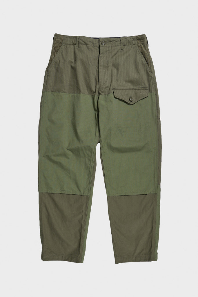 Engineered Garments - Field Pant - Olive Cotton Herringbone Twill - Canoe Club