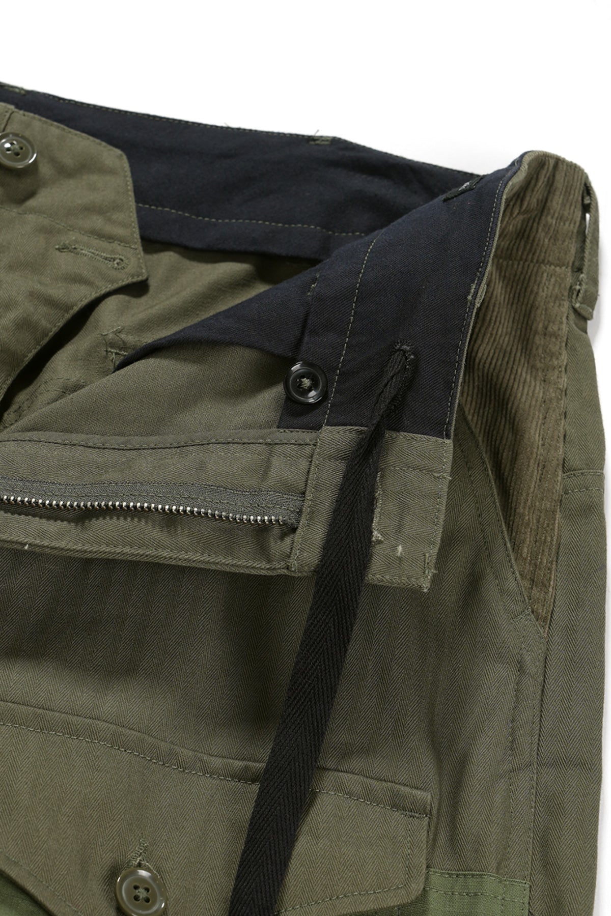 Engineered Garments - Field Pant - Olive Cotton Herringbone Twill - Canoe Club