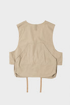 Engineered Garments - Fowl Vest - Khaki Cotton Ripstop - Canoe Club