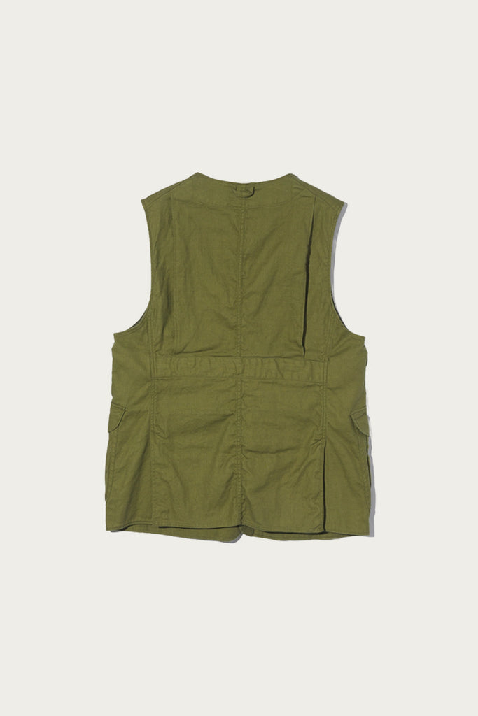 Engineered Garments - Hunting Jacket Vest - Olive CL Java Cloth - Canoe Club