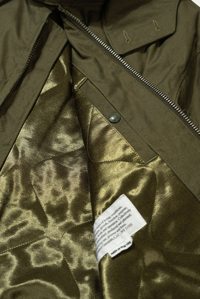 Engineered Garments - LL Jacket - Olive CP Weather Poplin - Canoe Club