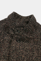Engineered Garments - Loiter Jacket - Dark Brown Polyester Wool Tweed Boucle - Canoe Club
