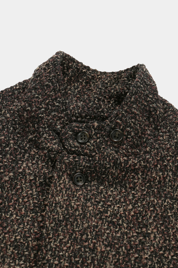 Engineered Garments - Loiter Jacket - Dark Brown Polyester Wool Tweed Boucle - Canoe Club