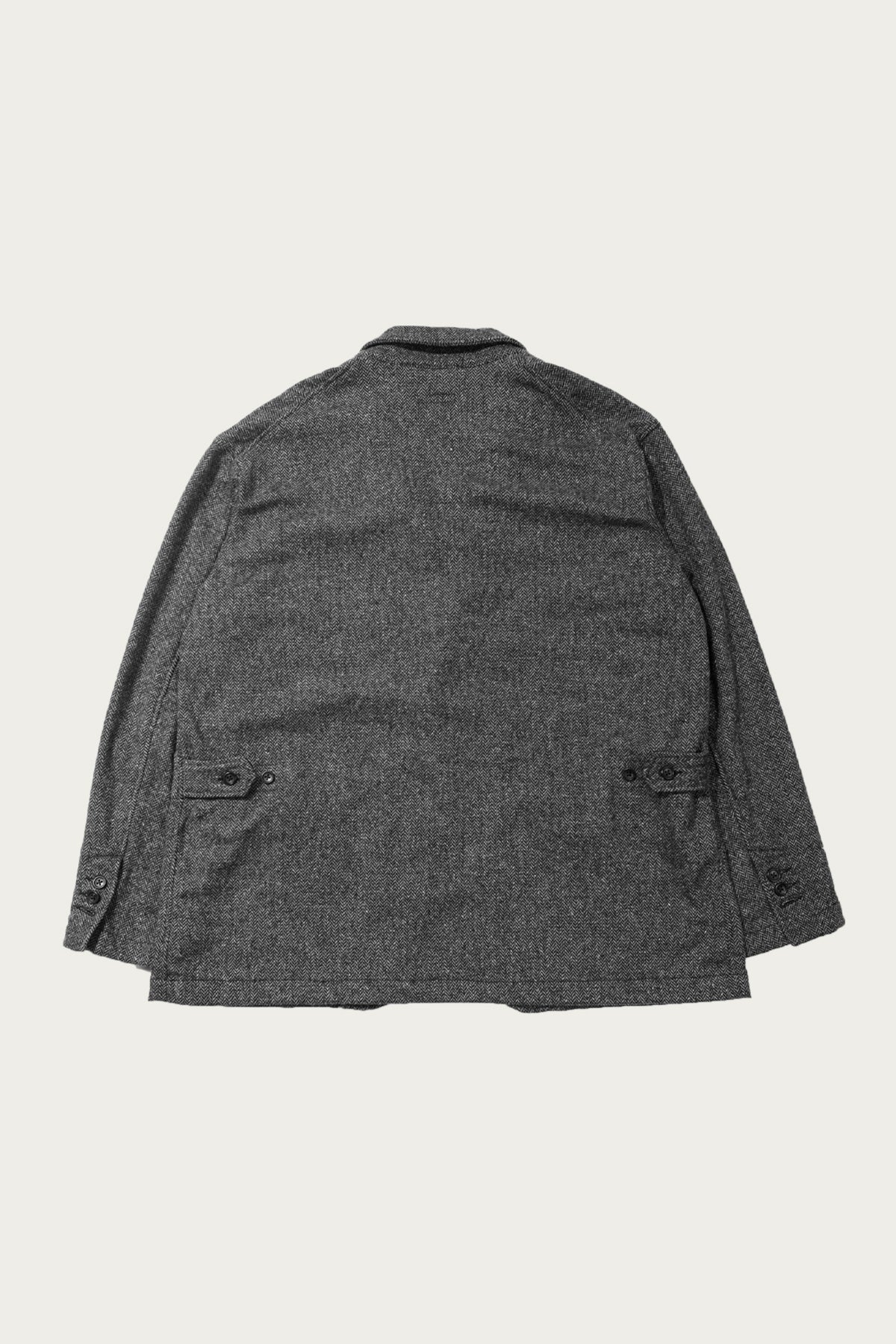Engineered Garments - Loiter Jacket - Grey Poly/Wool Herringbone - Canoe Club