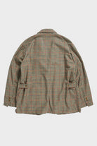 Engineered Garments - Loiter Jacket - Khaki Acrylic Wool Gunclub Check - Canoe Club