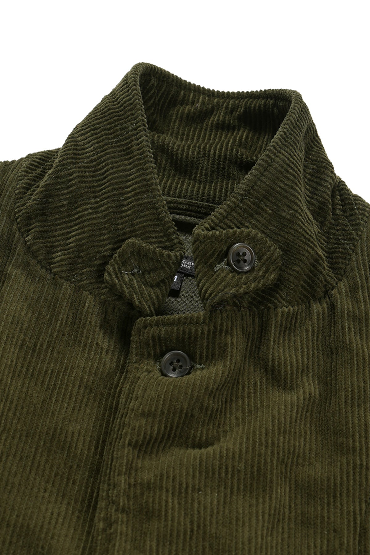 Engineered Garments Loiter Jacket | Olive Cotton 8W Corduroy | Canoe Club