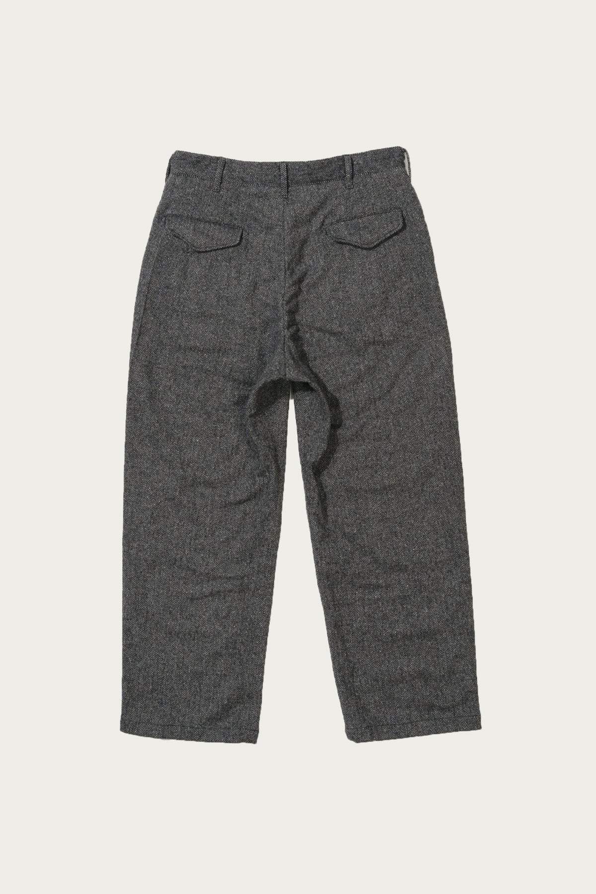 Engineered Garments - Officer Pant - Grey Poly/Wool Herringbone - Canoe Club