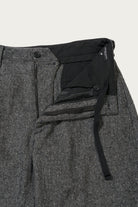 Engineered Garments - Officer Pant - Grey Poly/Wool Herringbone - Canoe Club
