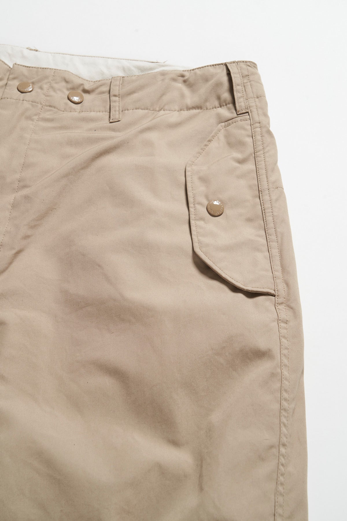 Engineered Garments - Over Pant - Khaki Cotton Duracloth Poplin - Canoe Club