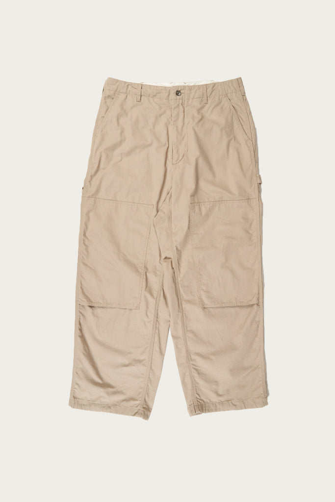 Engineered Garments - Painter Pant - Khaki Cotton Ripstop - Canoe Club