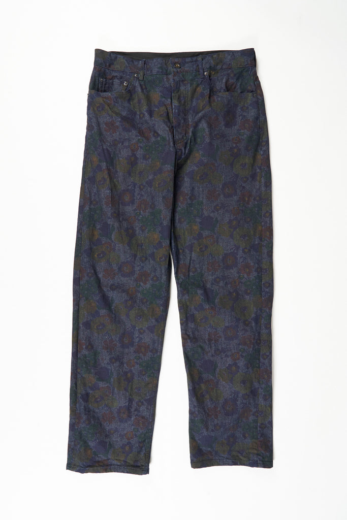 Engineered Garments - RF Jeans - Indigo Floral Print Denim - Canoe Club