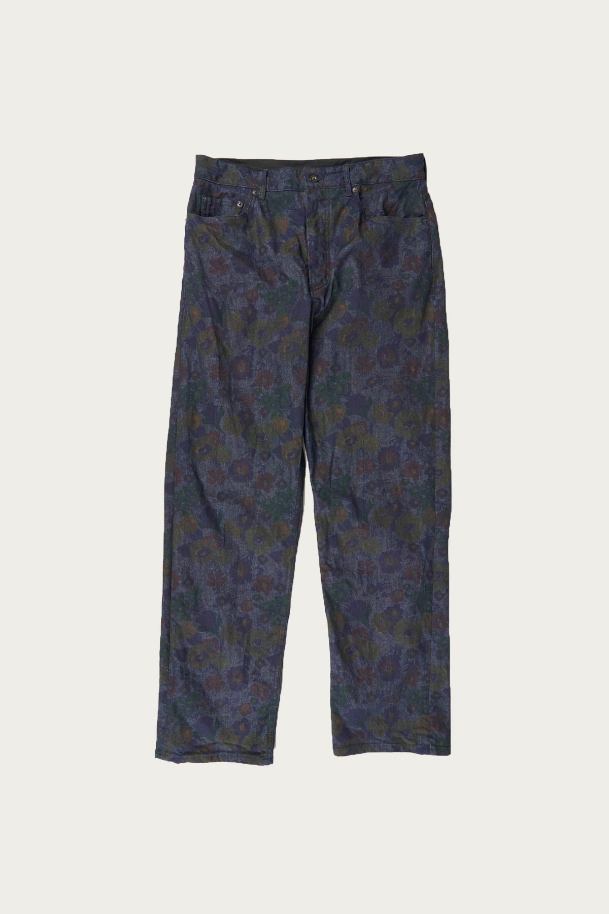 Engineered Garments - RF Jeans - Indigo Floral Print Denim - Canoe Club