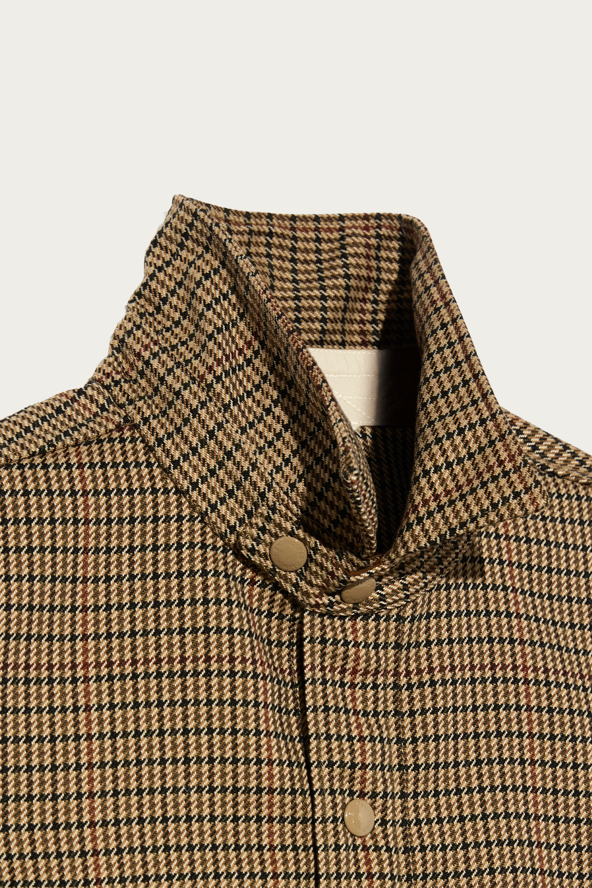 Engineered Garments - Stag Shirt Jacket - Brown Polyester Gunclub Check - Canoe Club
