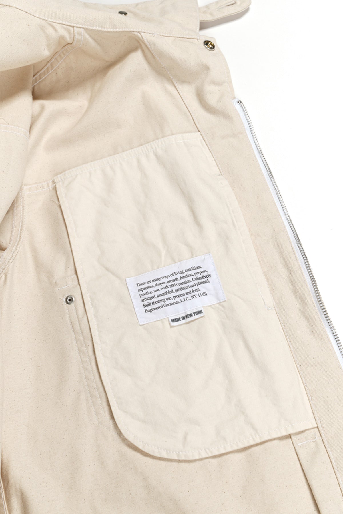 Engineered Garments - Trucker Jacket - Natural Chino Twill - Canoe Club