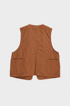 Engineered Garments - Upland Vest - Brown 12oz Duck Canvas - Canoe Club