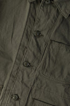 Engineered Garments Workaday - Utility Jacket - Olive Heavyweight Cotton Ripstop - Canoe Club