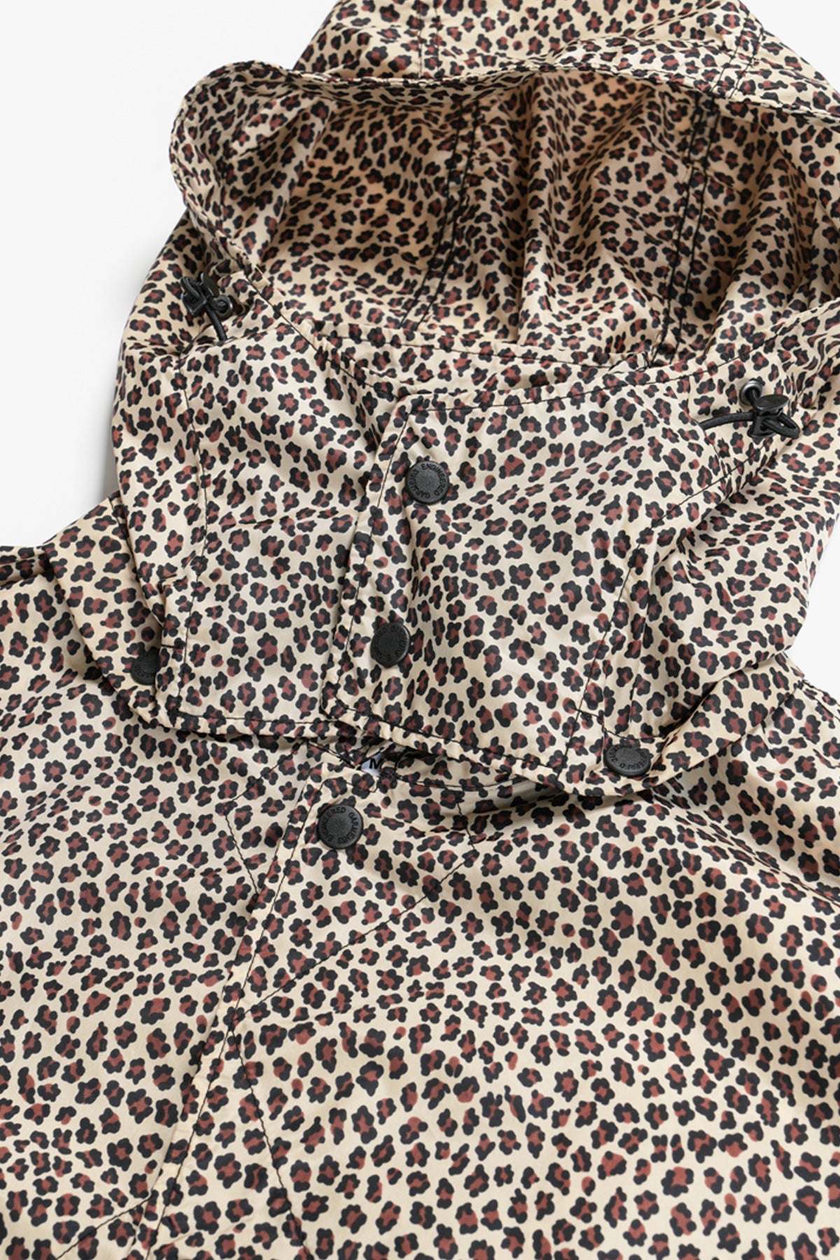 Engineered Garments - Wind Breaker - Khaki Nylon Leopard Print - Canoe Club