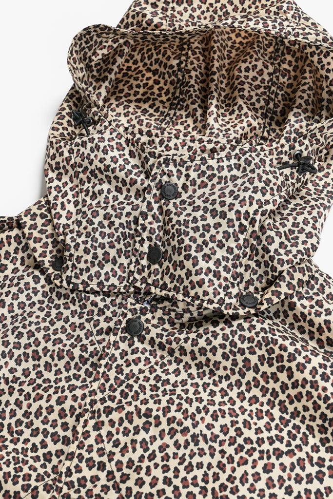 Engineered Garments - Wind Breaker - Khaki Nylon Leopard Print - Canoe Club