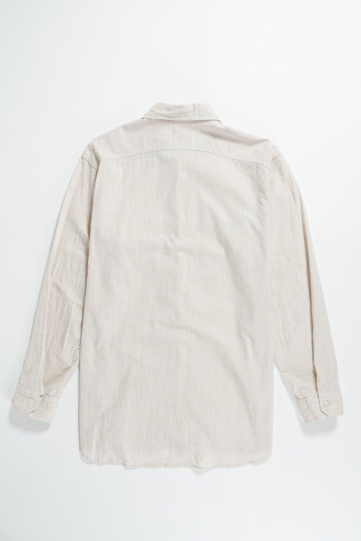 Engineered Garments - Work Shirt - Beige Cotton Slub - Canoe Club