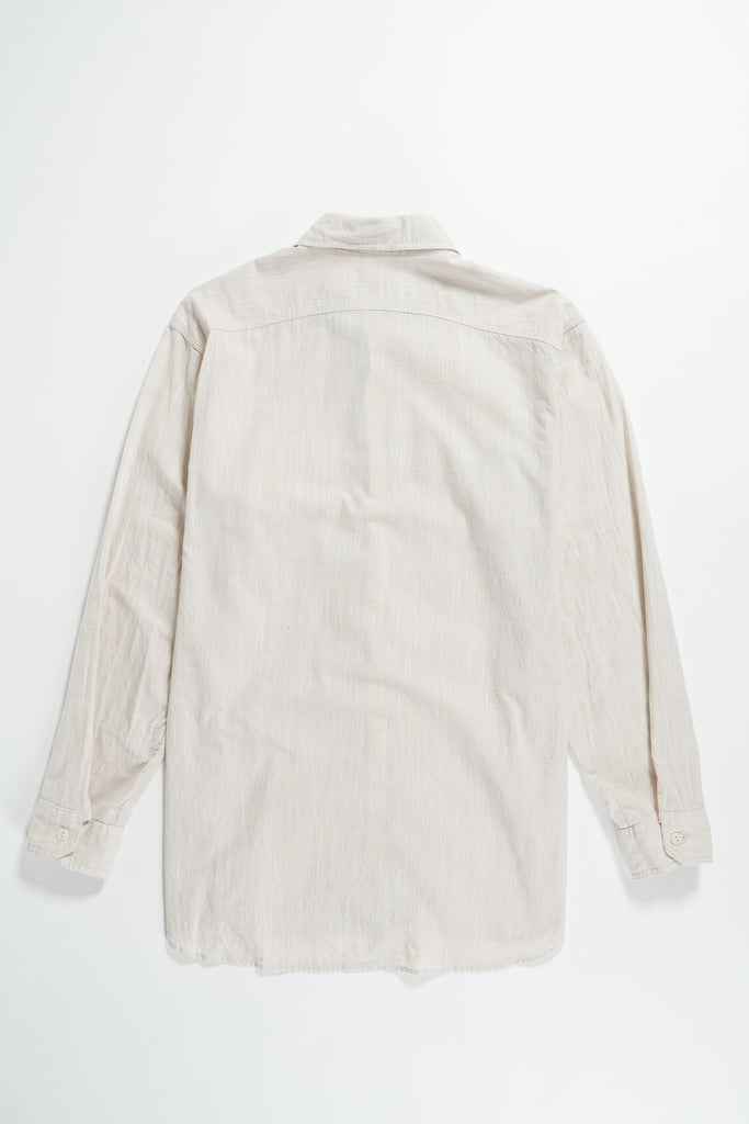 Engineered Garments - Work Shirt - Beige Cotton Slub - Canoe Club