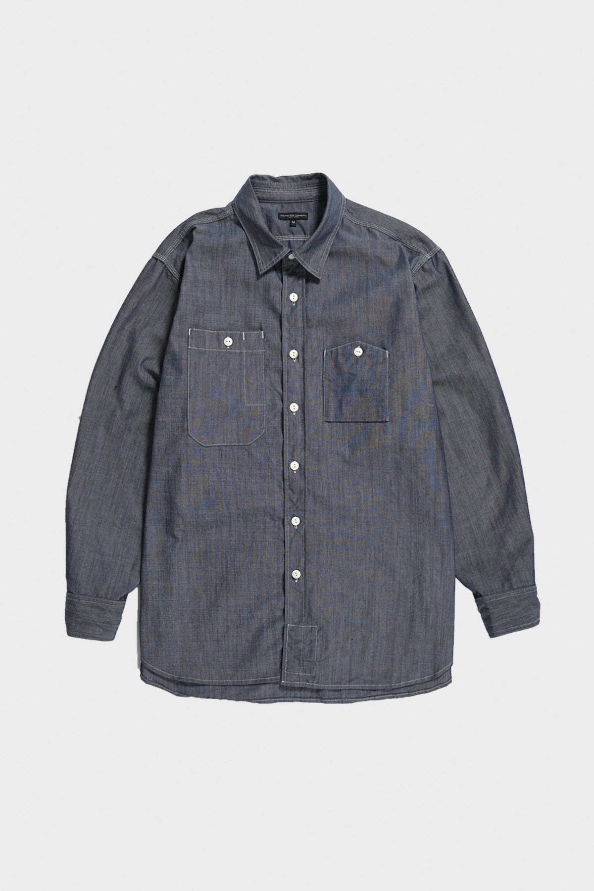 Engineered Garments - Work Shirt - Blue Cotton Chambray - Canoe Club