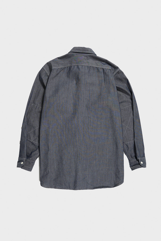 Engineered Garments - Work Shirt - Blue Cotton Chambray - Canoe Club