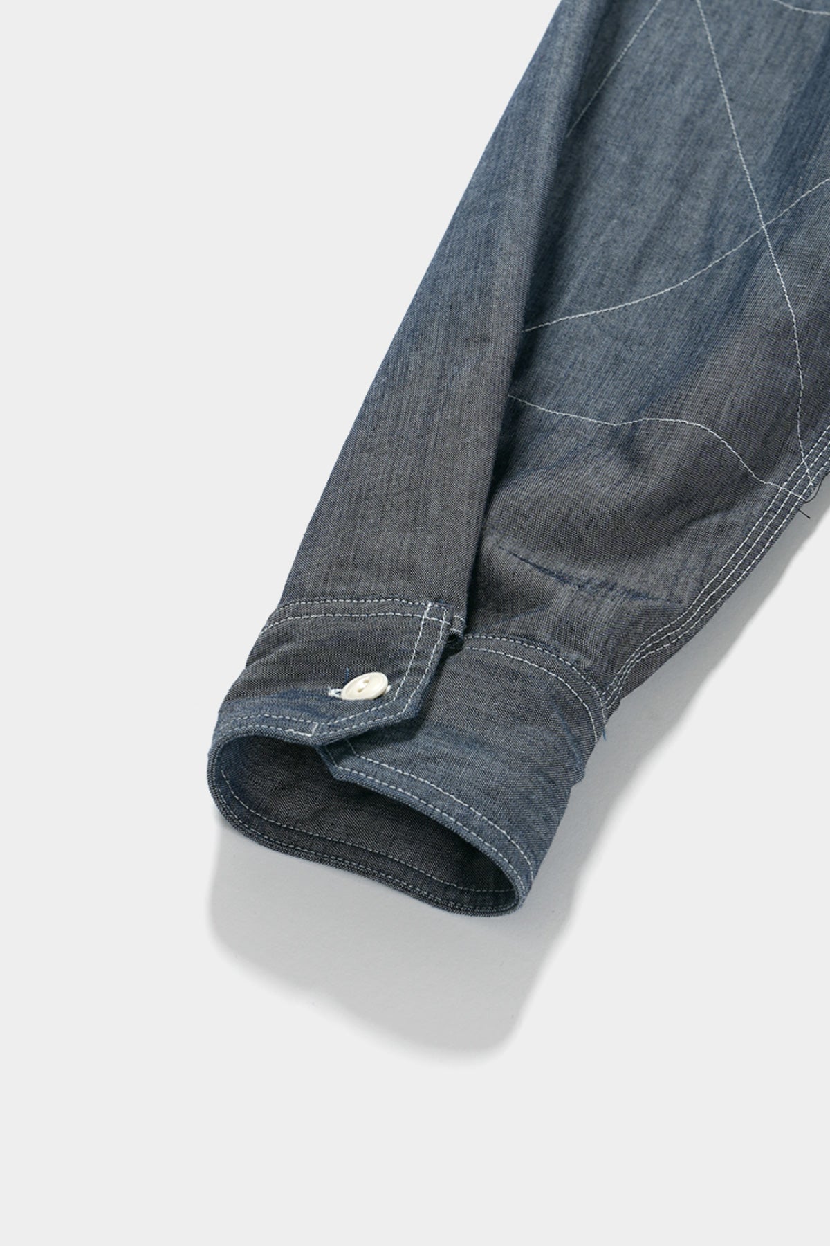Engineered Garments - Work Shirt - Blue Cotton Chambray - Canoe Club