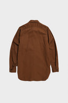 Engineered Garments - Work Shirt - Brown Cotton Micro Sanded Twill - Canoe Club