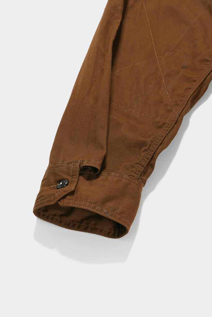 Engineered Garments - Work Shirt - Brown Cotton Micro Sanded Twill - Canoe Club