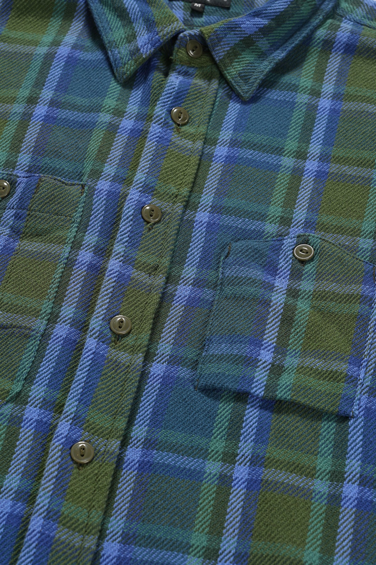 Engineered Garments - Work Shirt - Green Cotton Heavy Twill Plaid - Canoe Club