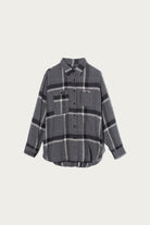 Engineered Garments - Work Shirt - Grey/Black Cotton Brushed Big Plaid - Canoe Club