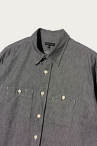 Engineered Garments - Work Shirt - Grey Cotton Chambray - Canoe Club