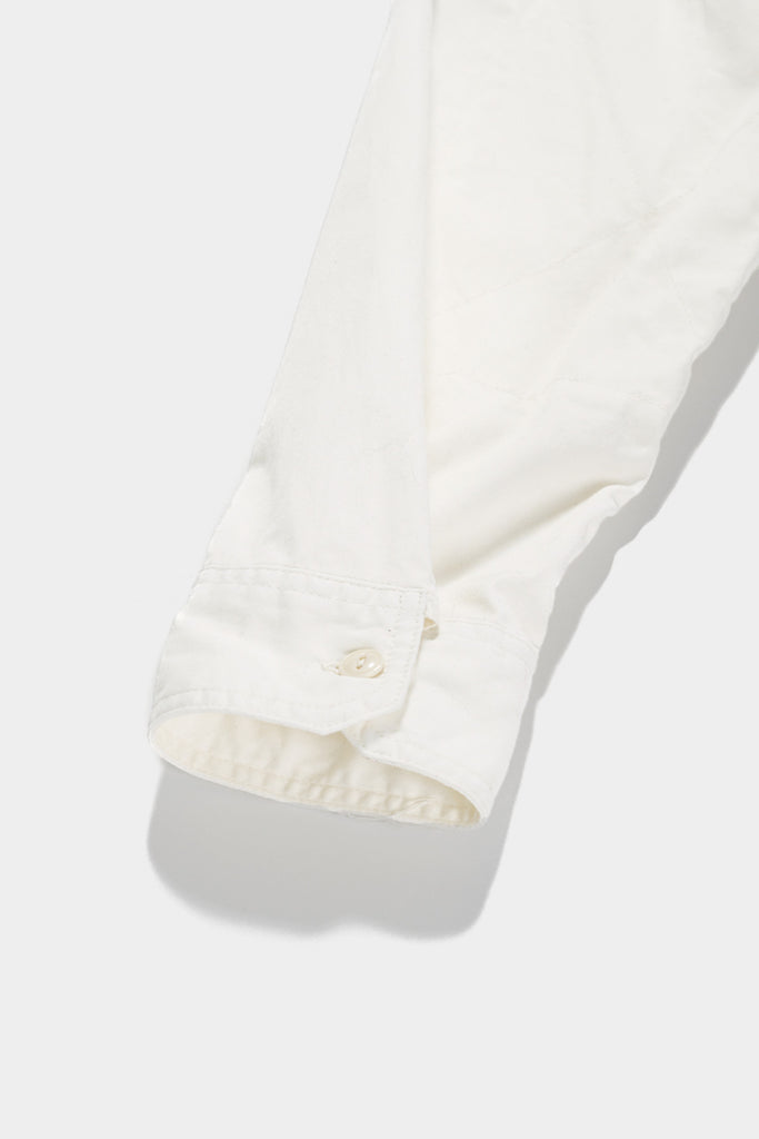 Engineered Garments - Work Shirt - Ivory Cotton Micro Sanded Twill - Canoe Club