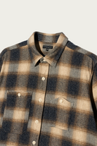 Engineered Garments - Work Shirt - Khaki Cotton Heavy Shadow Plaid Flannel - Canoe Club
