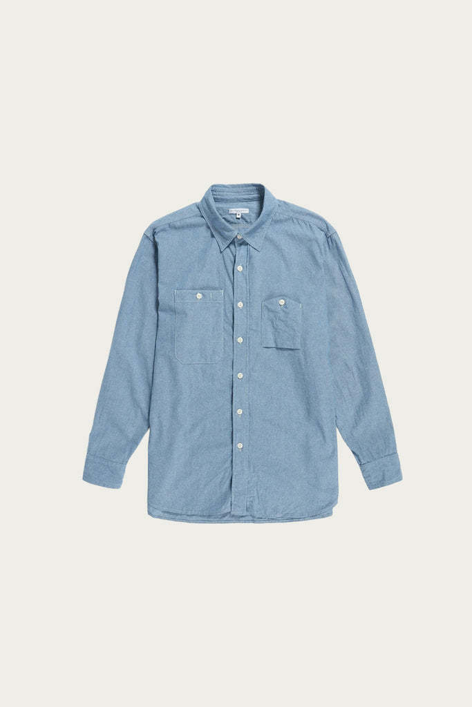 Engineered Garments - Work Shirt - Lt. Blue 4.5oz Cotton Chambray - Canoe Club