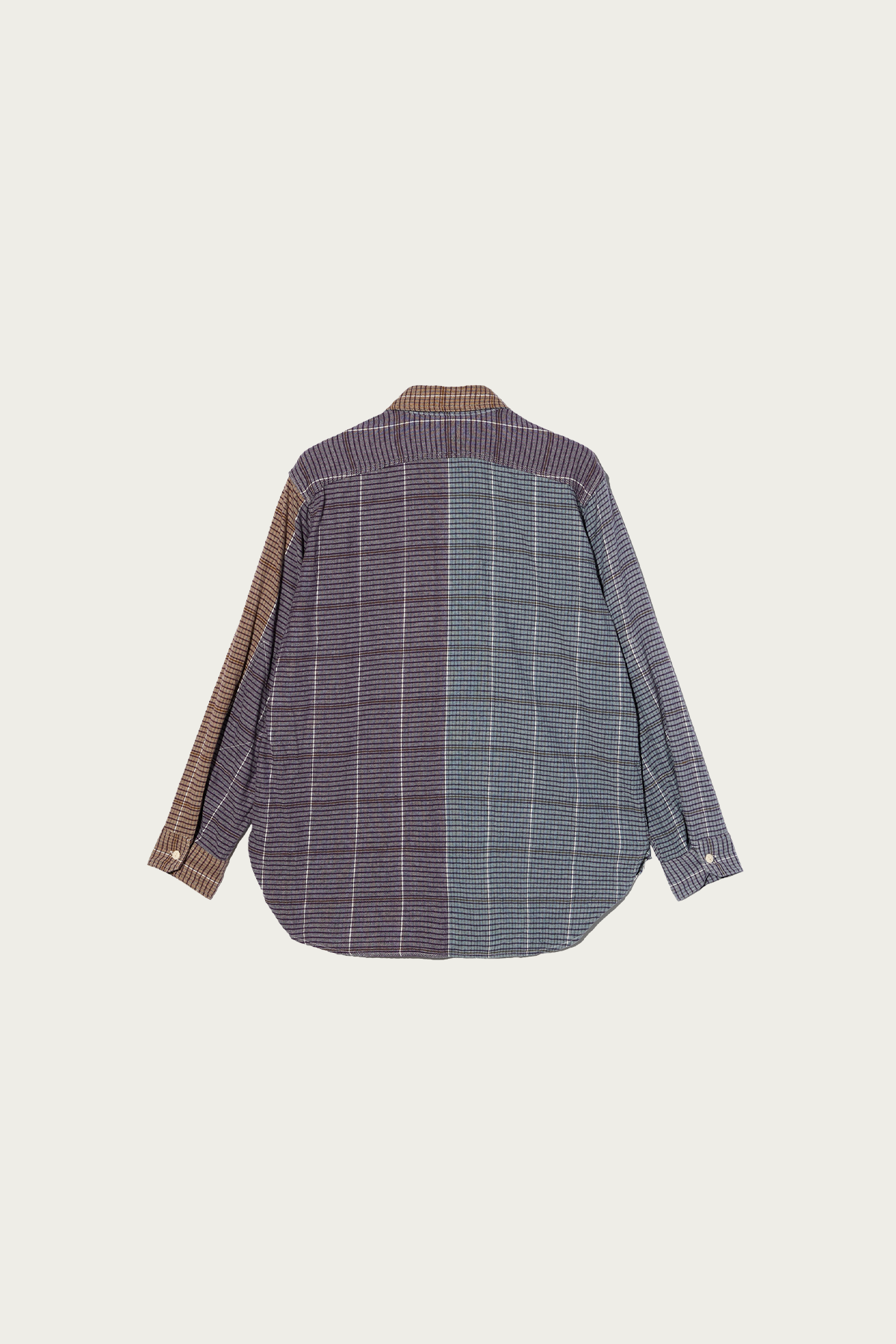 Engineered Garments - Work Shirt - Multi Color Cotton Color Block Check - Canoe Club