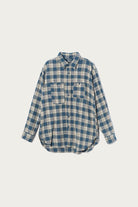 Engineered Garments - Work Shirt - Navy Cotton Plaid Jacquard - Canoe Club